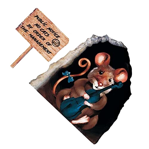 Sticker mural Souris 3D