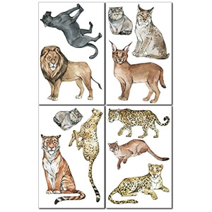 Sticker mural Tigre löwen tiger katzen 20x30 cm
