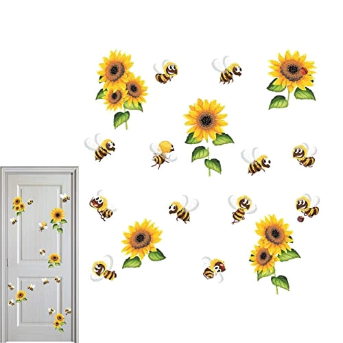 Sticker mural Abeille standard 3D variant 4 