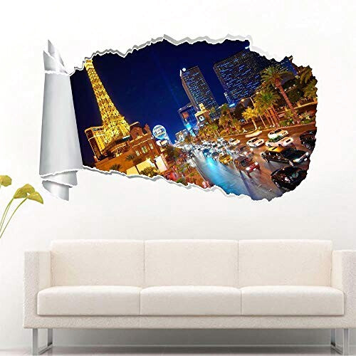 Sticker mural Las Vegas 3D