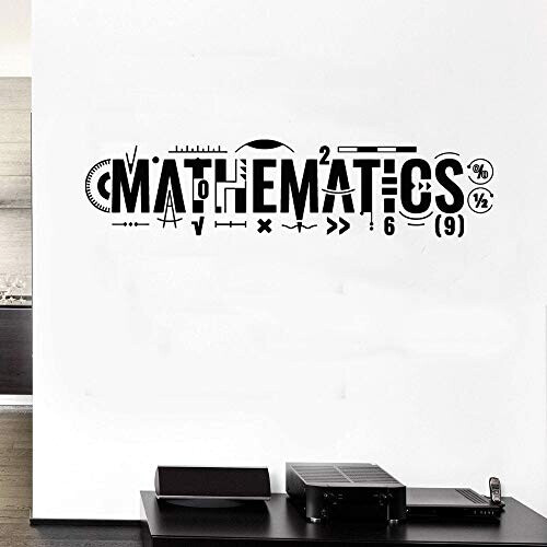 Sticker mural Mathématique 80x23 cm