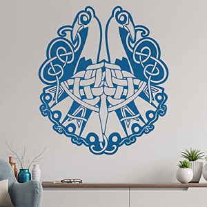 Sticker mural Celtique _enzianblau 120x105 cm