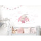 Sticker mural rose 147x68 cm - miniature variant 1