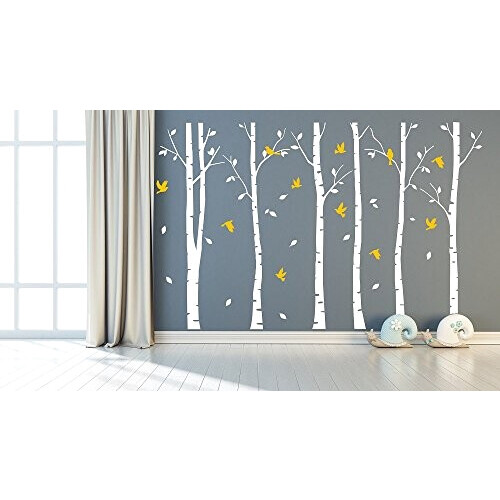 Sticker mural blanc 300x260 cm